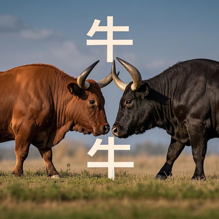 两个“公牛”顶牛，究竟谁更“牛”？